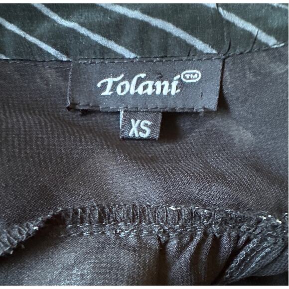 Tolani‎ sz XS Embroidered Grey Shirt Dress with Adjustable Sleeves - Picture 3 of 8